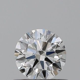 0.46 Carat Round F VS1 EX GIA Natural Diamond