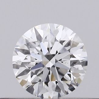 0.25 Carat Round D VS2 EX GIA Natural Diamond