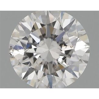 0.40 Carat Round E SI2 VG GIA Natural Diamond