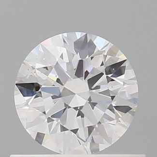 0.61 Carat Round D SI1 EX GIA Natural Diamond