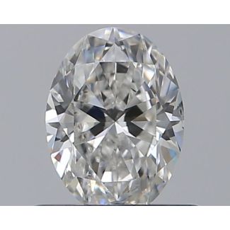 0.5 Carat Oval F SI2 - EX GIA Natural Diamond