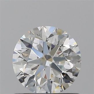 0.70 Carat Round G SI1 EX GIA Natural Diamond