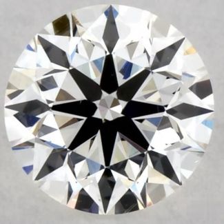 0.45 Carat Round H VS1 EX GIA Natural Diamond