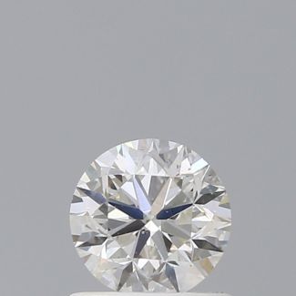 0.70 Carat Round H VS2 VG EX GIA Natural Diamond