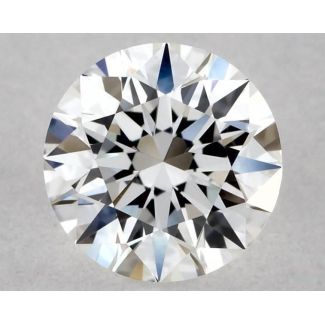 0.42 Carat Round E VVS2 EX GIA Natural Diamond