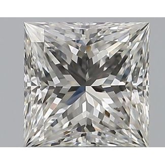 0.73 Carat Princess H VVS1 - EX GIA Natural Diamond