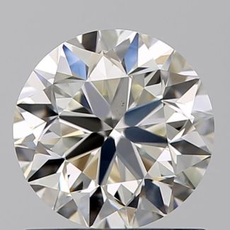 0.90 Carat Round J VS1 VG EX GIA Natural Diamond