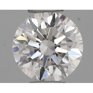 0.33 Carat Round G VVS1 EX IGI Natural Diamond