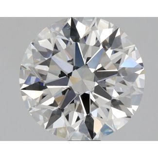 1.08 Carat Round E VVS2 EX GIA Natural Diamond