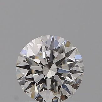 0.5 Carat Round H VVS1 EX GIA Natural Diamond