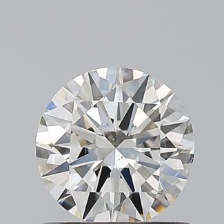 0.7 Carat Round H SI1 EX VG GIA Natural Diamond