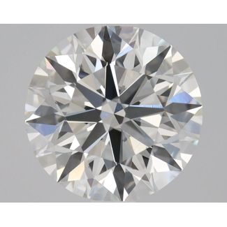 1.06 Carat Round F VS1 EX GIA Natural Diamond