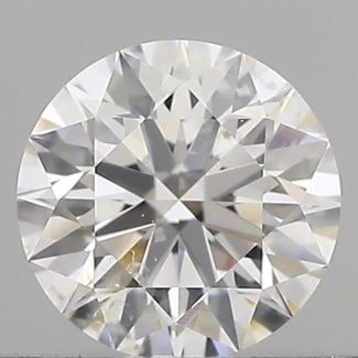 0.50 Carat Round E SI2 EX GIA Natural Diamond