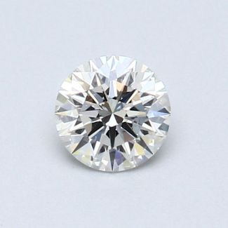 0.44 Carat Round I VS2 EX VG GIA Natural Diamond