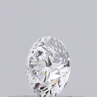 0.27 Carat Round D VVS2 EX GIA Natural Diamond