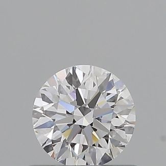 0.51 Carat Round D VVS1 EX GIA Natural Diamond