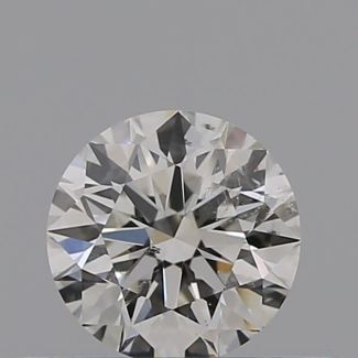 0.30 Carat Round H SI2 EX GIA Natural Diamond