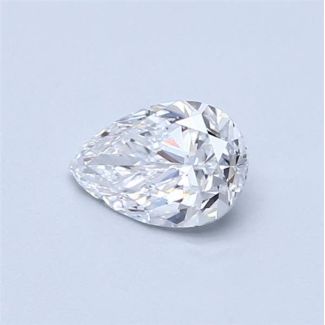 0.71 Carat Pear D SI1 - VG GIA Natural Diamond