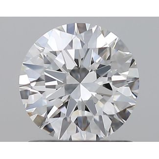 1.02 Carat Round E VVS1 EX GIA Natural Diamond