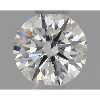 0.30 Carat Round G SI2 EX GIA Natural Diamond