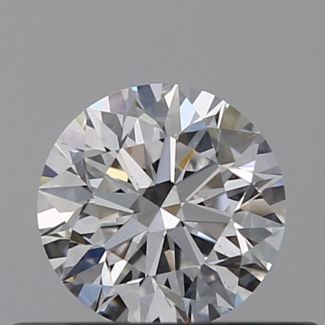 0.4 Carat Round D VS2 EX GIA Natural Diamond