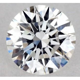 0.35 Carat Round E VVS1 EX GIA Natural Diamond