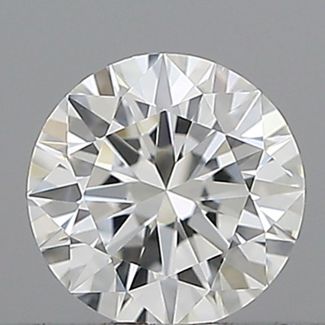 0.26 Carat Round F VS1 EX GIA Natural Diamond