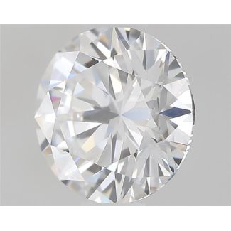 0.55 Carat Round D VVS1 EX GIA Natural Diamond