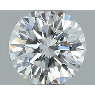 0.33 Carat Round E SI1 VG GD GIA Natural Diamond