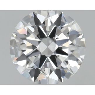 0.35 Carat Round D SI2 EX GIA Natural Diamond