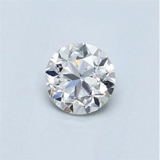 0.5 Carat Round F VVS2 GD VG GIA Natural Diamond