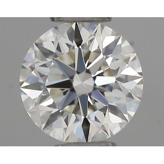 0.37 Carat Round H IF EX IGI Natural Diamond