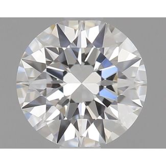 0.33 Carat Round F VVS1 EX GIA Natural Diamond