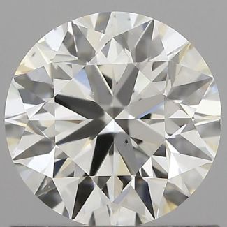 0.90 Carat Round H VS2 VG EX IGI Natural Diamond