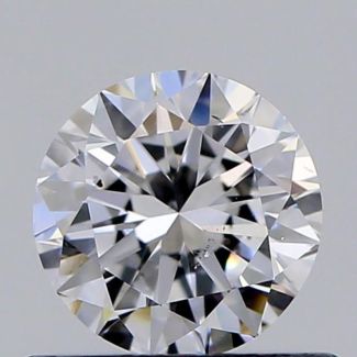 0.50 Carat Round D SI1 VG EX GIA Natural Diamond