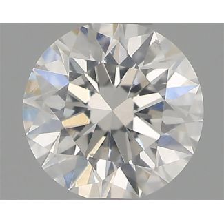 0.32 Carat Round F SI1 EX VG IGI Natural Diamond