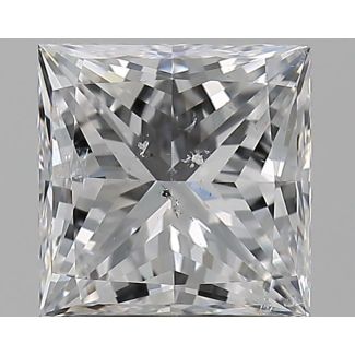 1.5 Carat Princess E SI2 - EX VG GIA Natural Diamond