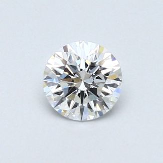 0.41 Carat Round D VS2 EX VG GIA Natural Diamond