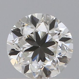 0.50 Carat Round H VVS2 GD VG GIA Natural Diamond