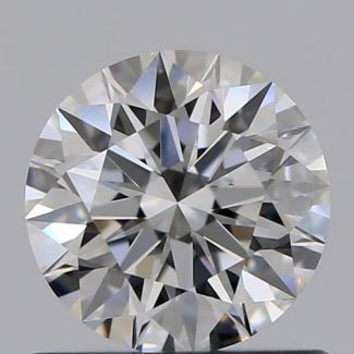 0.70 Carat Round F VVS1 EX GIA Natural Diamond