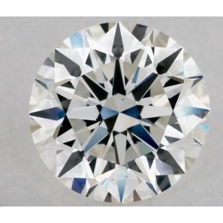 0.6 Carat Round H VS1 EX GIA Natural Diamond