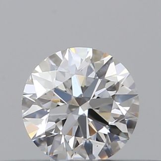 0.18 Carat Round D VVS1 EX GIA Natural Diamond