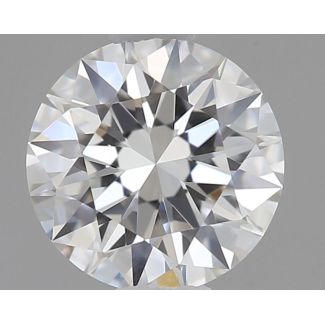 0.41 Carat Round E VVS1 EX GIA Natural Diamond