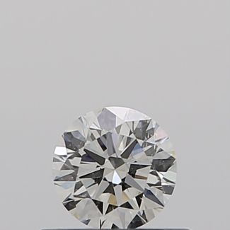 0.33 Carat Round J SI2 EX GIA Natural Diamond