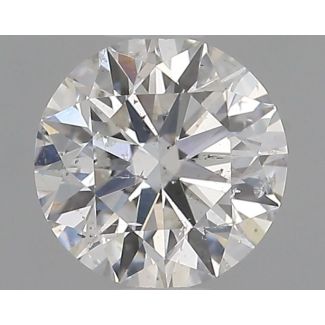 0.5 Carat Round F SI2 EX GIA Natural Diamond