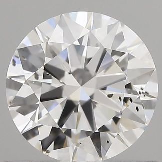 0.7 Carat Round D SI2 EX GIA Natural Diamond