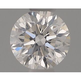 0.35 Carat Round F SI2 EX GIA Natural Diamond