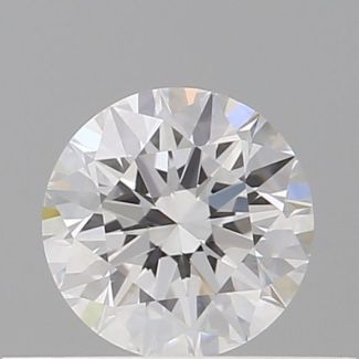 0.36 Carat Round D VVS1 EX GIA Natural Diamond