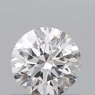 0.52 Carat Round D VS1 EX GIA Natural Diamond