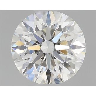 0.51 Carat Round H VVS2 EX GIA Natural Diamond